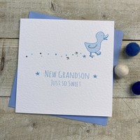 LITTLE DUCK - NEW GRANDSON CARD (S233-GS)