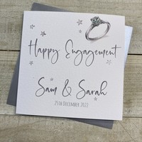 PERSONALISED ENGAGEMENT CARD - RING (P22-74)