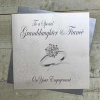 GRANDDAUGHTER ENGAGEMENT CARD - BEAUTIFUL RING (WB222-GD &  XWB222-GD)