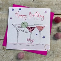BIRTHDAY COCKTAIL GLASSES & LIME (S271)