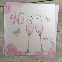 AGE 40 -  PINK FLUTES  (SS42-40) & (XSS42-40)