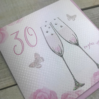 AGE 30 -   PINK FLUTES  (SS42-30) & (XSS42-30)