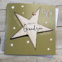 GRANDSON AGE 50 - BIG STAR (S198-GS50)
