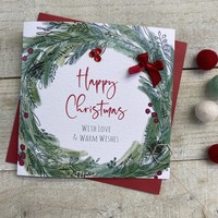 CHRISTMAS WREATH CARD (C22-1)