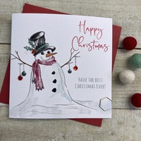 CHRISTMAS SNOWMAN CARD (C22-2)