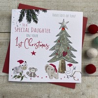 DAUGHTER'S 1ST CHRISTMAS TOYS & TREE - CHRISTMAS CARD (C22-76)