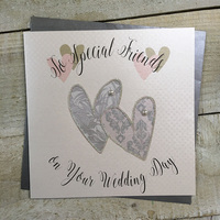 WEDDING DAY SPECIAL FRIENDS  - TWO HEARTS (SS36)