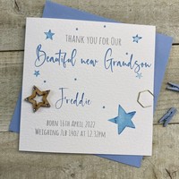 PERSONALISED - THANKYOU FOR OUR NEW GRANDSON STARS (P-S261-OGS)