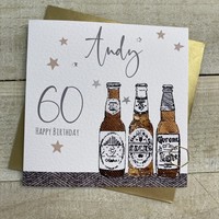 PERSONALISED - FEW BEERS - NAME & AGE CARD (P22-28-A)