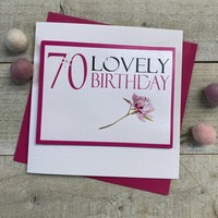 70 - LOVELY BIRTHDAY FLOWER CARD (NP70)