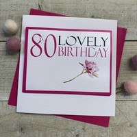 80 - LOVELY BIRTHDAY FLOWER CARD (NP80)
