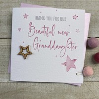 THANKYOU FOR GRANDDAUGHTER PINK STARS (S262-OGD)