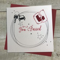 YOU'VE PASSED - L PLATE CARD (WB210)