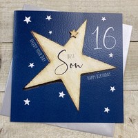 SON AGE 16 - BIG STAR - LARGE BIRTHDAY CARD