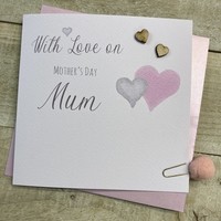 MOTHERS DAY - PINK & WOODEN HEARTS (M23-28)