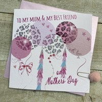 MOTHERS DAY - MUM & MY BEST FRIEND BALLOONS (M23-8)