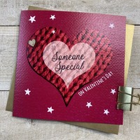 VALENTINE - SOMEONE SPECIAL KNITTED IMAGE RED HEART (V23-19)