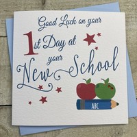 GOOD LUCK - 1ST DAY AY YOUR NEW SCHOOL (BLUE) (SP117-B)