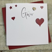 GWR (HUSBAND) HEARTS CARD (W-V18)