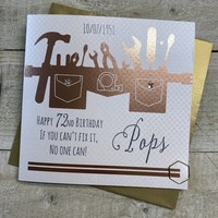 PERSONALISED POPS GOLD TOOLS BIRTHDAY (P20-29-P)