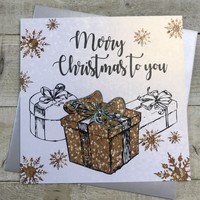MERRY CHRISTMAS TO YOU - PRESENT - LARGE CHRISTMAS CARD (XF4-1)