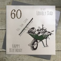 60 to My Lovely Dad Happy Birthday Large Card (XED60)