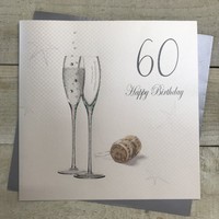 Large 60th Birthday Card (Champagne Flutes) (Xpdc60)