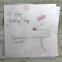 Wedding Day Card Congratulations to you both Wedding Cake (XVN3)
