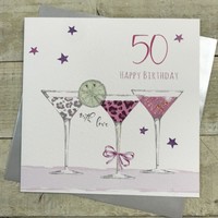 AGE 50 - COCKTAIL GLASSES (XS271-50)