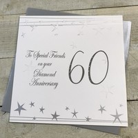 Special Friends Large 60th Anniversary Card (Big Twist Range, Diamond) (XF60S)