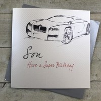 Son Large Birthday Card, Car (XLSB8)