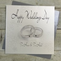 SPARKLY WEDDING RINGS (XLWB6 - SALE)