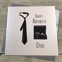 Dad, Large Birthday Card (Tie & Cufflinks) (XSB16-d)