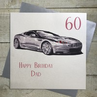 Dad Aston Martin 60th Large Birthday Card (XLDA60)