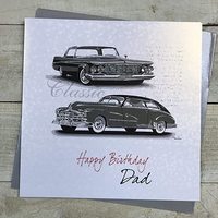Dad Large Birthday Card Classic Car (XLSB6)