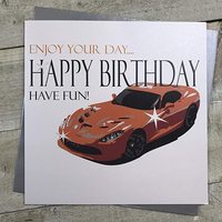 Car - Large Birthday Card (XN62)