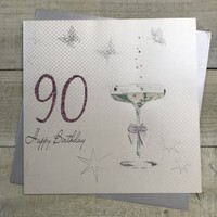 Large 90th Birthday Card (Coupe Glass) (Xxbda90)