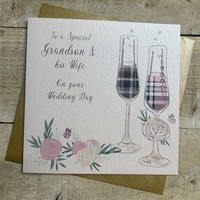 GRANDSON & WIFE - TARTAN FLUTES WEDDING (D193)