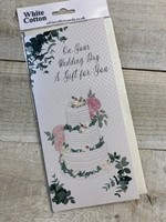 WEDDING CAKE AND GREENERY - MONEY WALLET (WBW9-NEW)