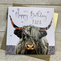 PAPA BIRTHDAY - HIGHLAND COW (S347-P)