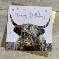 HIGHLAND COW BIRTHDAY CARD (S347)