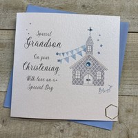 GRANDSON - BLUE CHRISTENING CHURCH (D116-GS & XD116-GS)