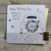 WEDDING DAY  -  JUST MARRIED VINTAGE CAR (D16 & XD16)