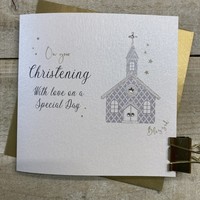 CHRISTENING CHURCH CARD (D111)