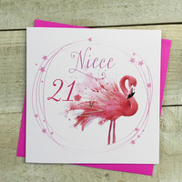 21 - NIECE - BIRTHDAY FLAMINGO (SP-F21N)