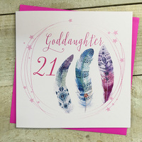 21 - GODDAUGHTER - BIRTHDAY FEATHERS (SP-F21GODD)