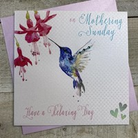 RELAXING DAY, HUMMINGBIRD MOTHER'S DAY CARD (M20-7)