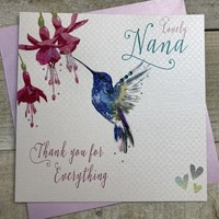 NANA THANK YOU FOR EVERYTHING, HUMMINGBIRD MOTHER'S DAY CARD (M20-8-NANA)