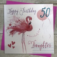 DAUGHTER AGE 50, FLAMINGO (BFL50-D)