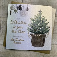 1ST CHRISTMAS IN YOUR NEW HOME - CHRISTMAS TREE CHRISTMAS CARD (C23-106)